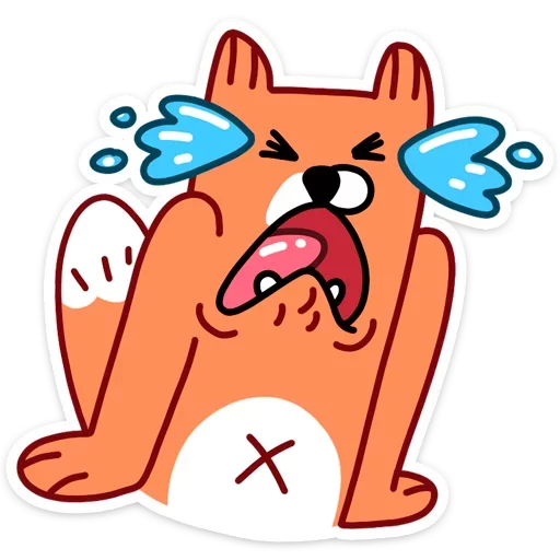 Sticker from the "Fox" sticker pack