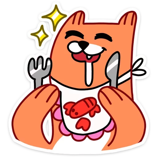 Sticker from the "Fox" sticker pack