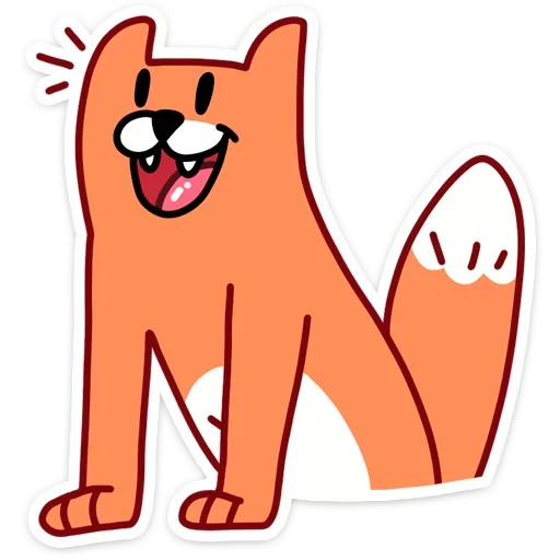 Sticker from the "Fox" sticker pack