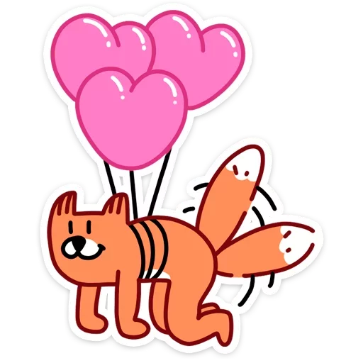 Sticker from the "Fox" sticker pack