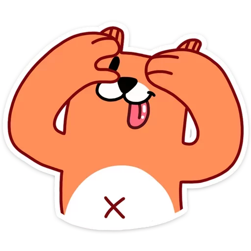 Sticker from the "Fox" sticker pack