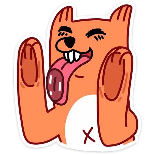 Sticker from the "Fox" sticker pack