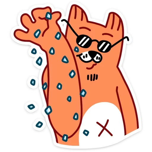 Sticker from the "Fox" sticker pack