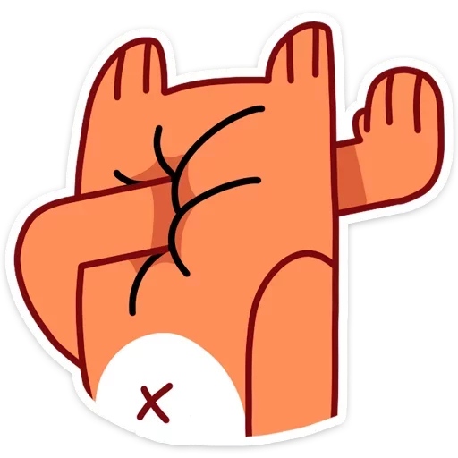 Sticker from the "Fox" sticker pack