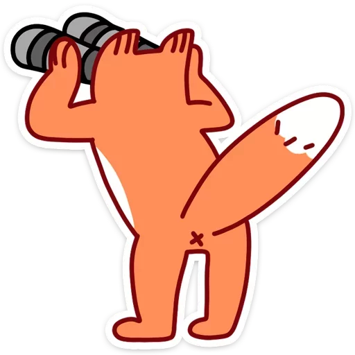 Sticker from the "Fox" sticker pack