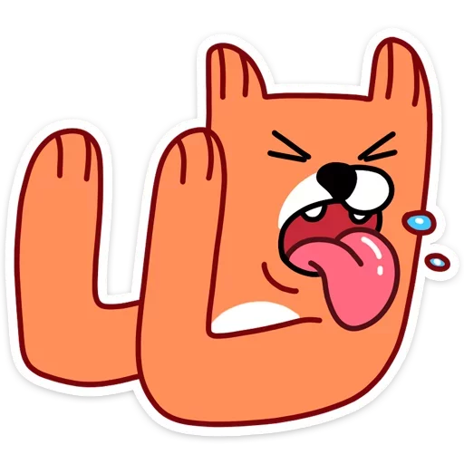 Sticker from the "Fox" sticker pack