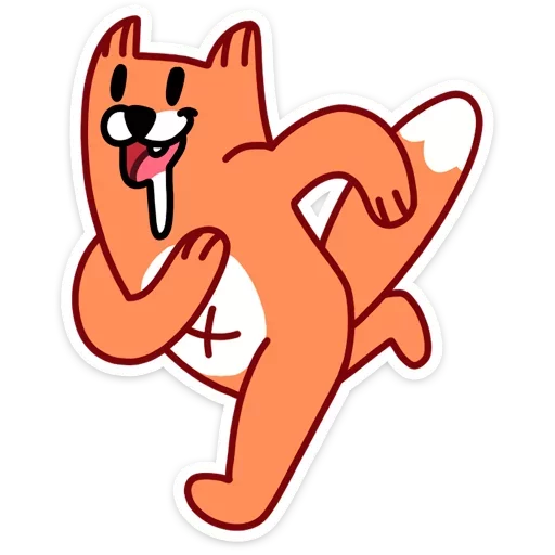 Sticker from the "Fox" sticker pack