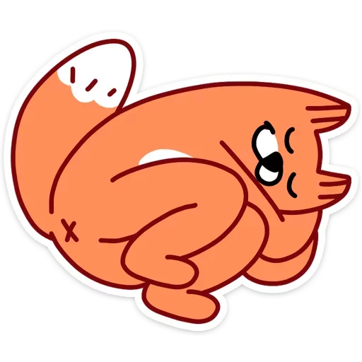 Sticker from the "Fox" sticker pack