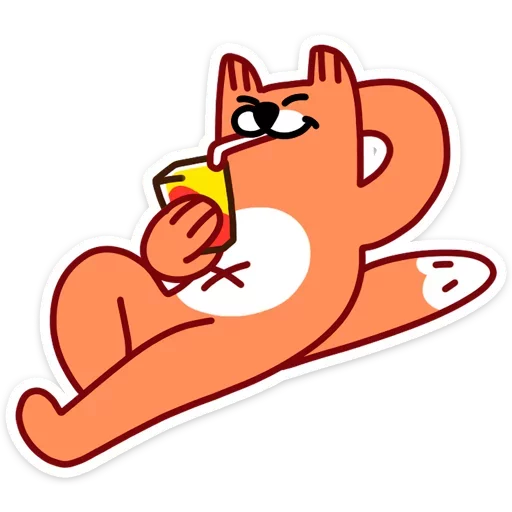 Sticker from the "Fox" sticker pack