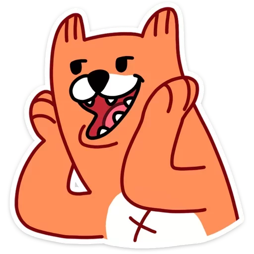 Sticker from the "Fox" sticker pack