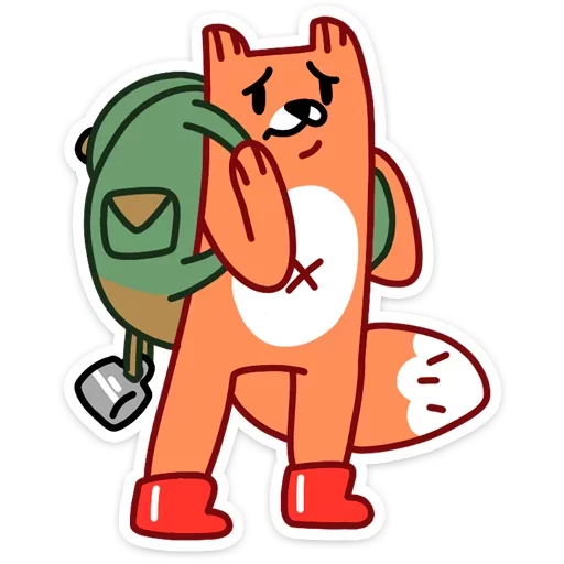 Sticker from the "Fox" sticker pack