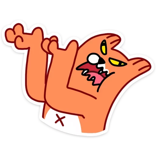 Sticker from the "Fox" sticker pack