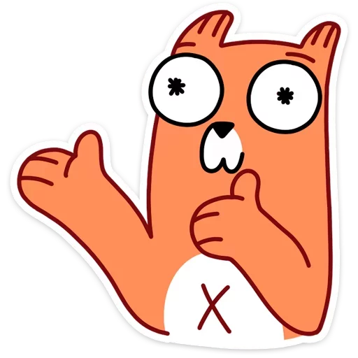 Sticker from the "Fox" sticker pack