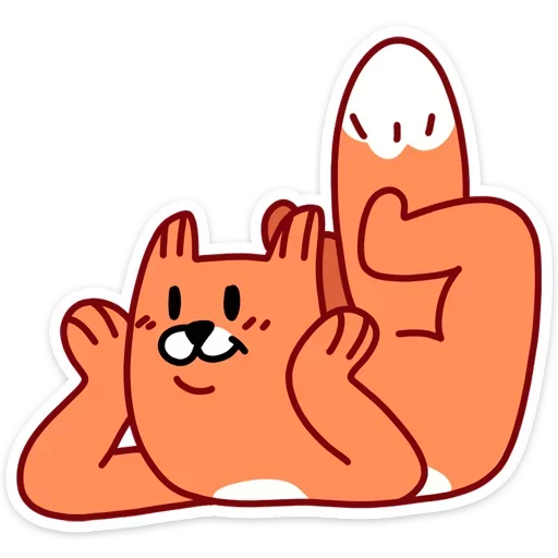 Sticker from the "Fox" sticker pack