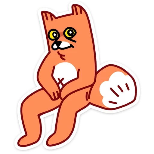 Sticker from the "Fox" sticker pack