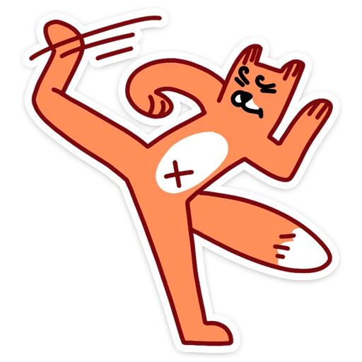 Sticker from the "Fox" sticker pack