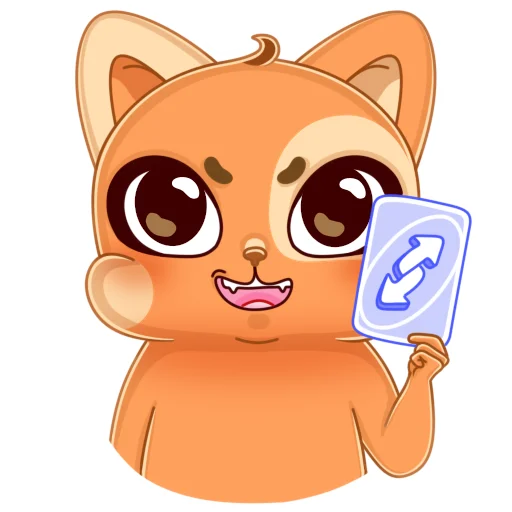 Sticker from the "Мандариновый кот" sticker pack