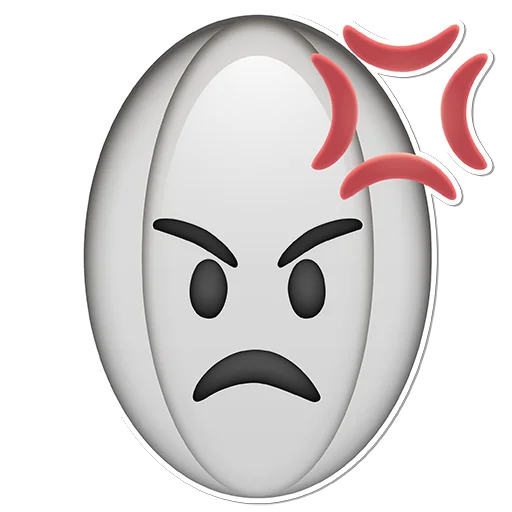 Sticker from the "Rugby Emoji" sticker pack