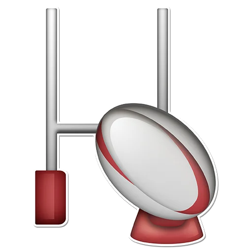 Sticker from the "Rugby Emoji" sticker pack