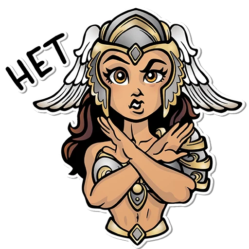 Sticker from the "VALKYRIES by Imant" sticker pack