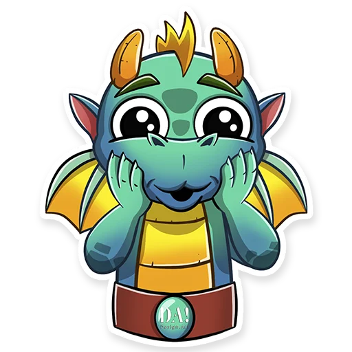 Sticker from the "Dragon" sticker pack