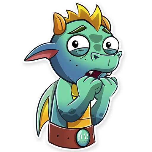 Sticker from the "Dragon" sticker pack