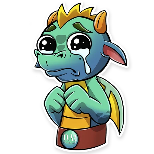 Sticker from the "Dragon" sticker pack