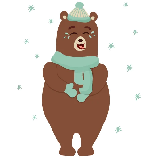 Sticker from the "bear" sticker pack