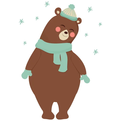 Sticker from the "bear" sticker pack