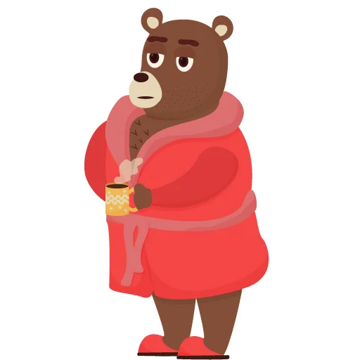 Sticker from the "bear" sticker pack