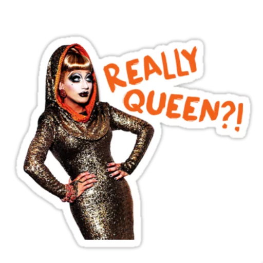 Sticker from the "RuPaulDragRace" sticker pack