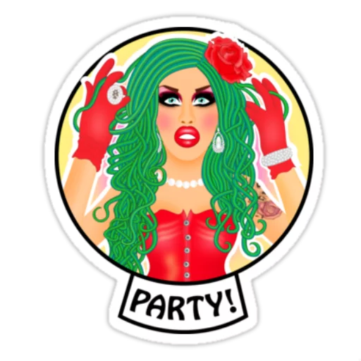 Sticker from the "RuPaulDragRace" sticker pack