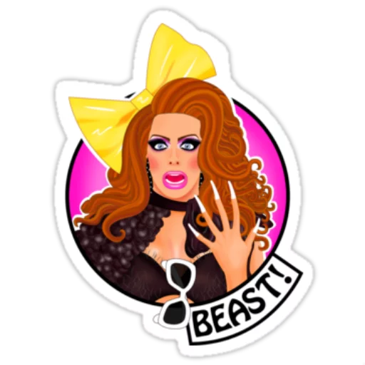 Sticker from the "RuPaulDragRace" sticker pack