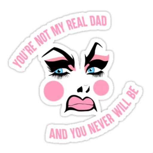 Sticker from the "RuPaulDragRace" sticker pack