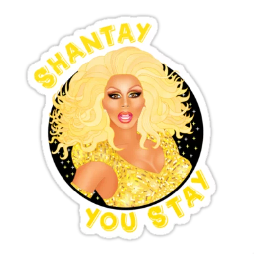 Sticker from the "RuPaulDragRace" sticker pack