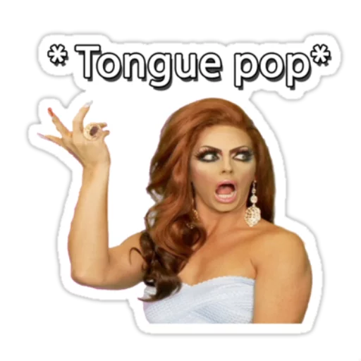 Sticker from the "RuPaulDragRace" sticker pack