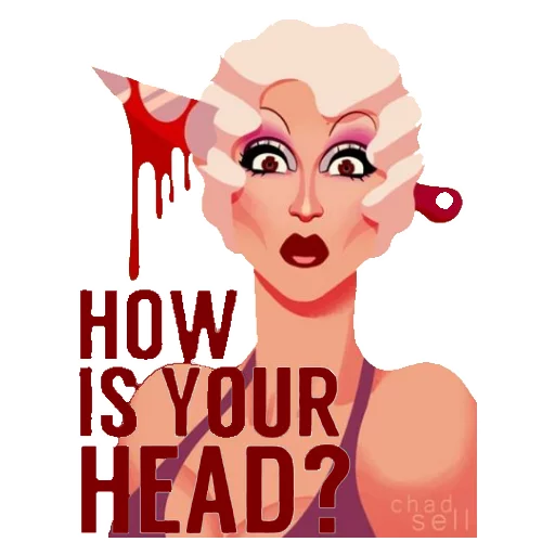 Sticker from the "RuPaulDragRace" sticker pack