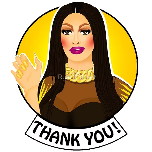 Sticker from the "RuPaulDragRace" sticker pack