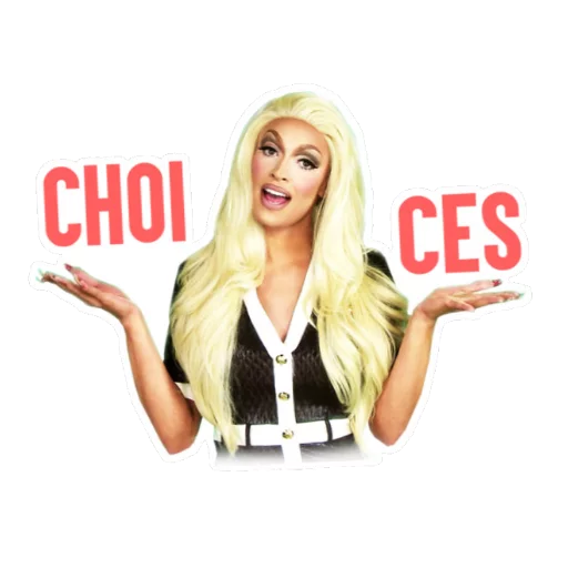 Sticker from the "RuPaulDragRace" sticker pack