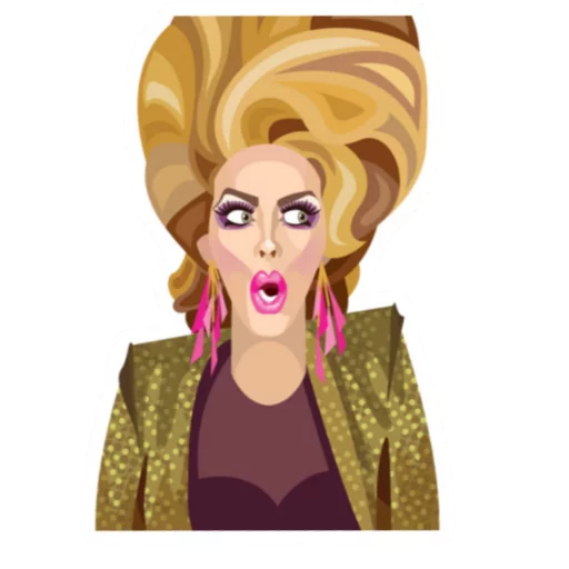 Sticker from the "RuPaulDragRace" sticker pack