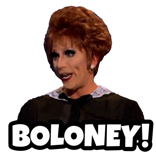 Sticker from the "RuPaulDragRace" sticker pack