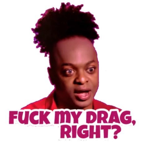 Sticker from the "RuPaulDragRace" sticker pack