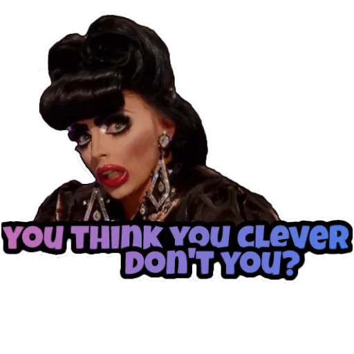 Sticker from the "RuPaulDragRace" sticker pack