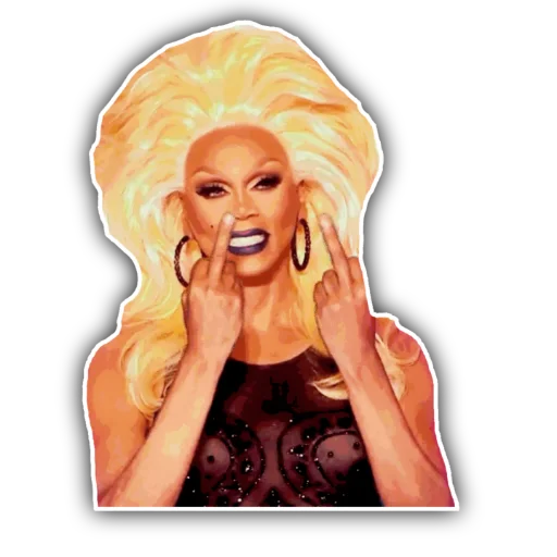 Sticker from the "RuPaulDragRace" sticker pack