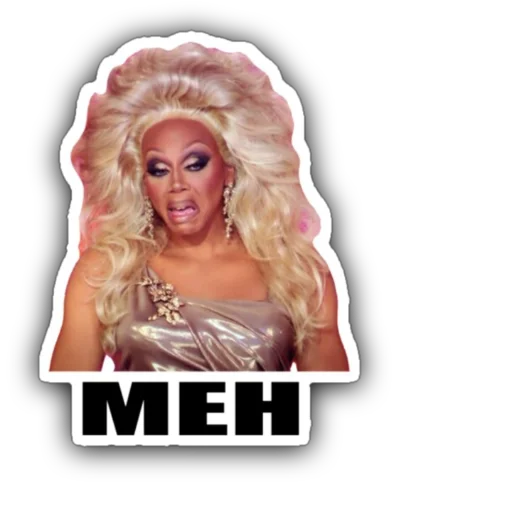 Sticker from the "RuPaulDragRace" sticker pack