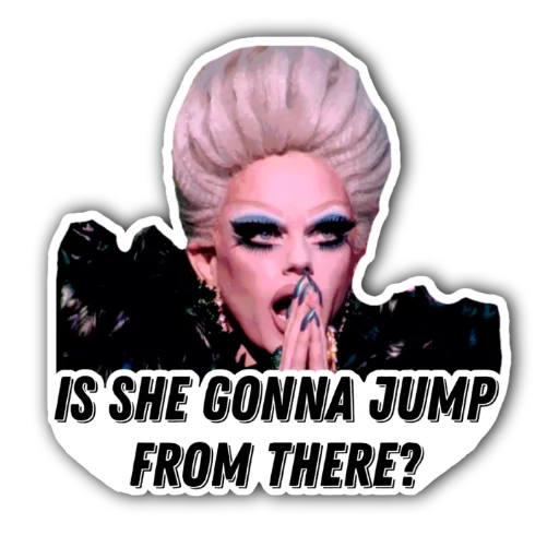 Sticker from the "RuPaulDragRace" sticker pack