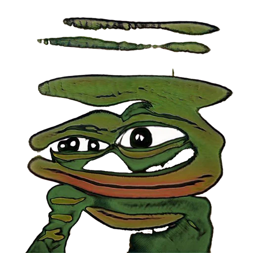 Sticker from the "Neuropepe" sticker pack