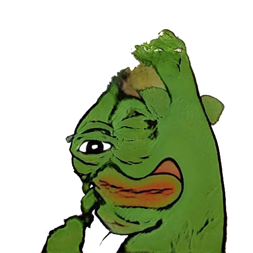 Sticker from the "Neuropepe" sticker pack