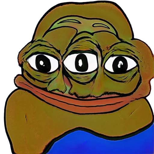 Sticker from the "Neuropepe" sticker pack