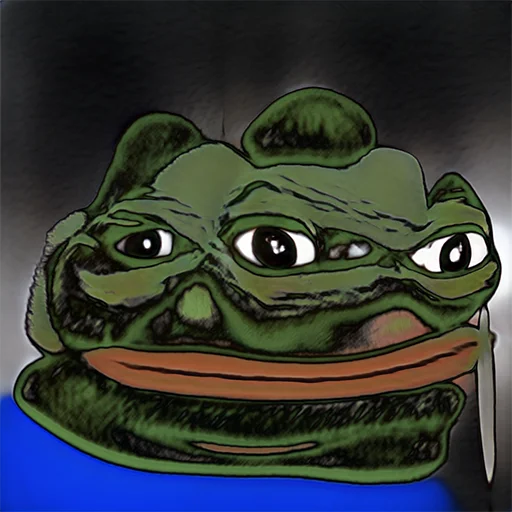 Sticker from the "Neuropepe" sticker pack